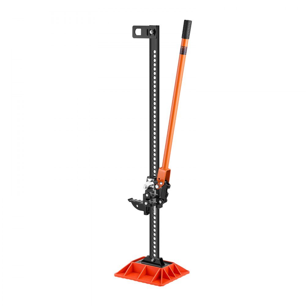 Farm Jack Offroad met basis High Lift Farm Jack (3,18t) Offroad autokrik, bumperkrik, zware lift met hefbereik van 130,1-1380 mm voor tractor, vrachtwagen, SUV