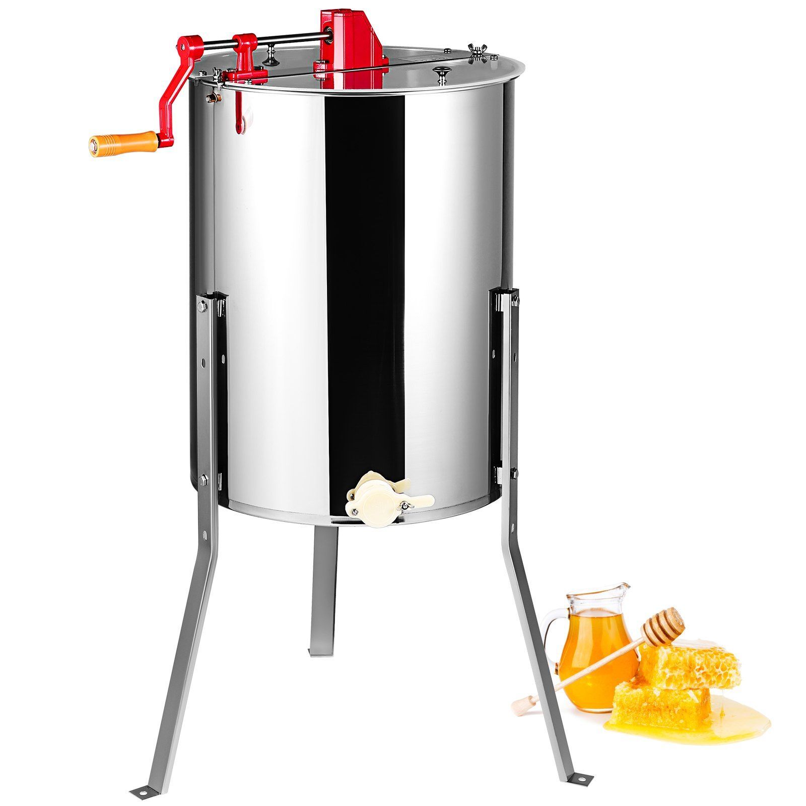 Stainless Steel Honey Extractor Honey Extractor Beekeeping Equipment Beekeeper 4-8 Frame Stainless Steel Honey Extractor Honey Extractor Beekeeping Equipment Beekeeper 4-8 Frame