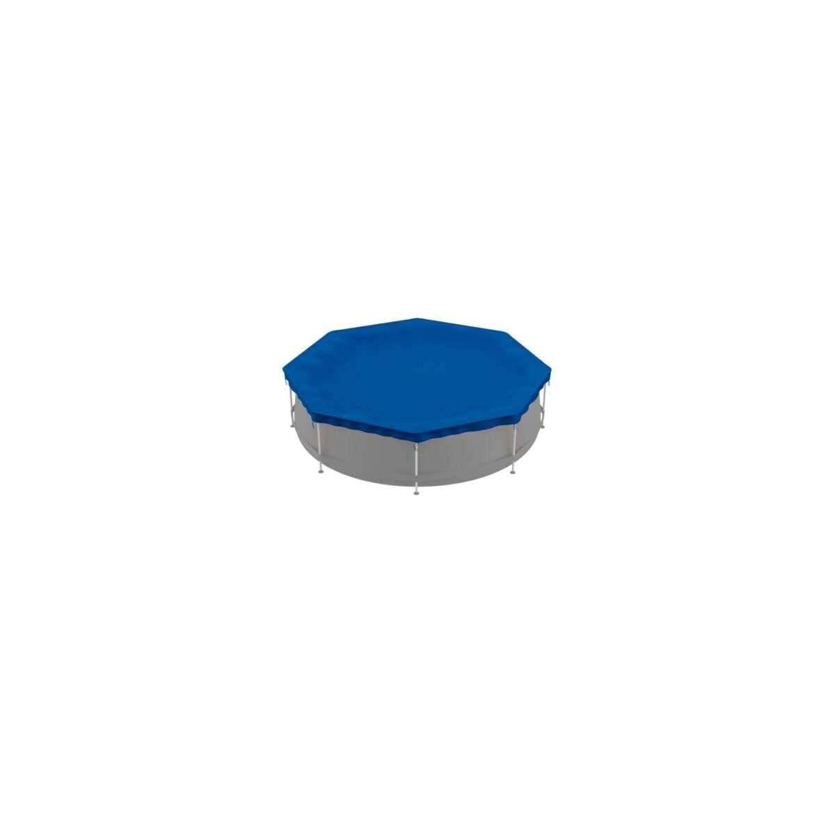 CRIVIT Poolabdeckung, eckig, Ø 300 cm Metallrahmen