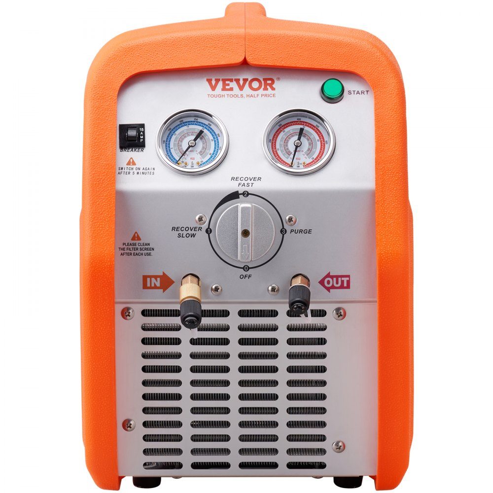 Two-cylinder refrigerant suction device refrigerant suction station 1 HP refrigerant suction device refrigerant recovery machine 220-240V 3.49kg/min