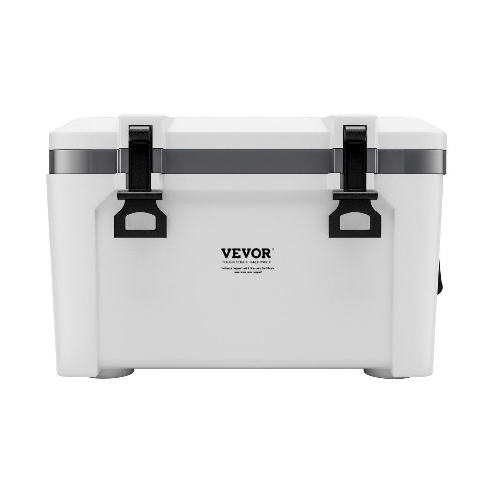 Portable Cooler Box (38 Qt / 26 Cans) with Ice Storage and Sturdy Handles, Insulated Portable Cooler Box Made of Durable Material, Suitable for Family Picnics and Short Trips