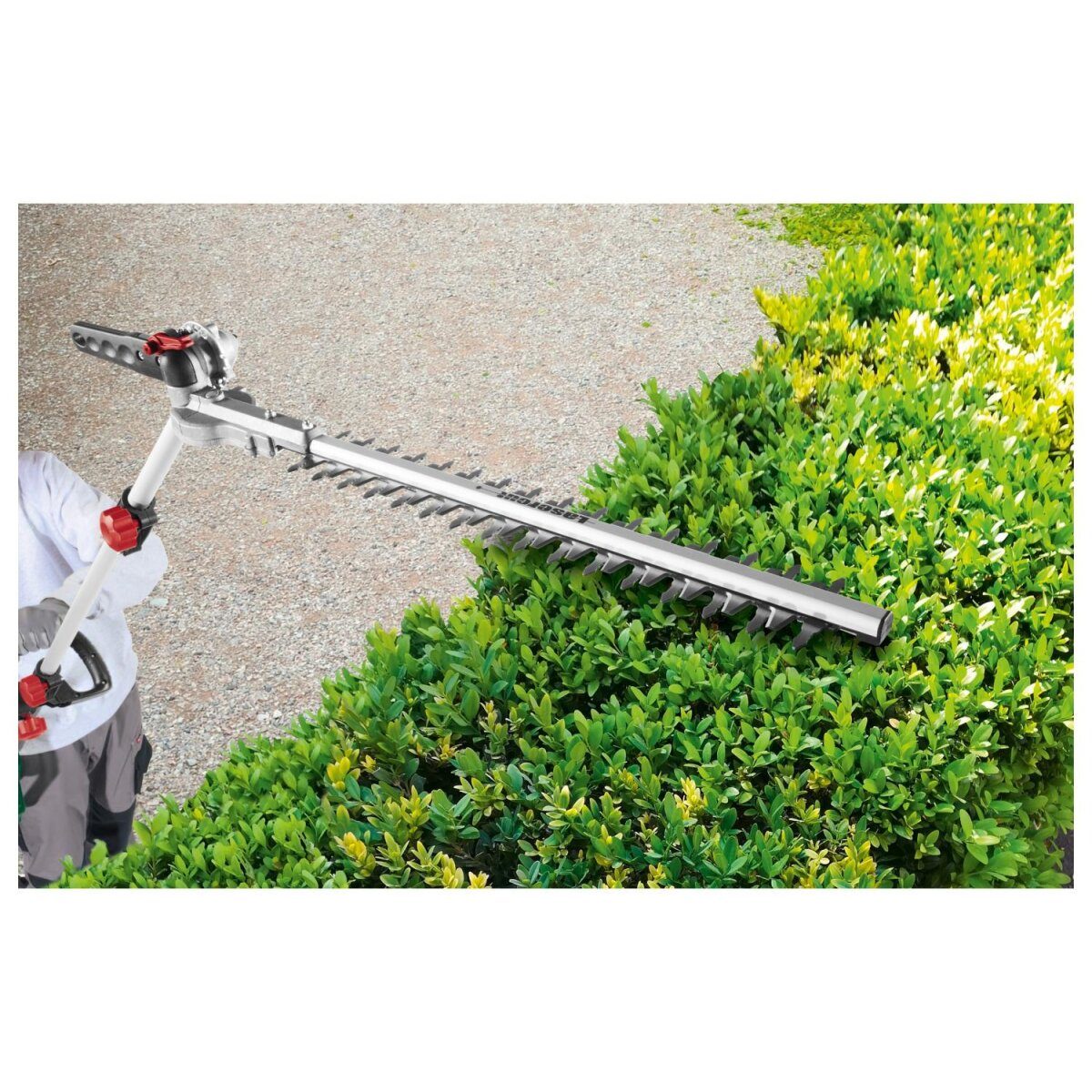 PARKSIDE® long-handled hedge trimmer “PEHSL 710 A1”, with 5-way adjustable housing handle