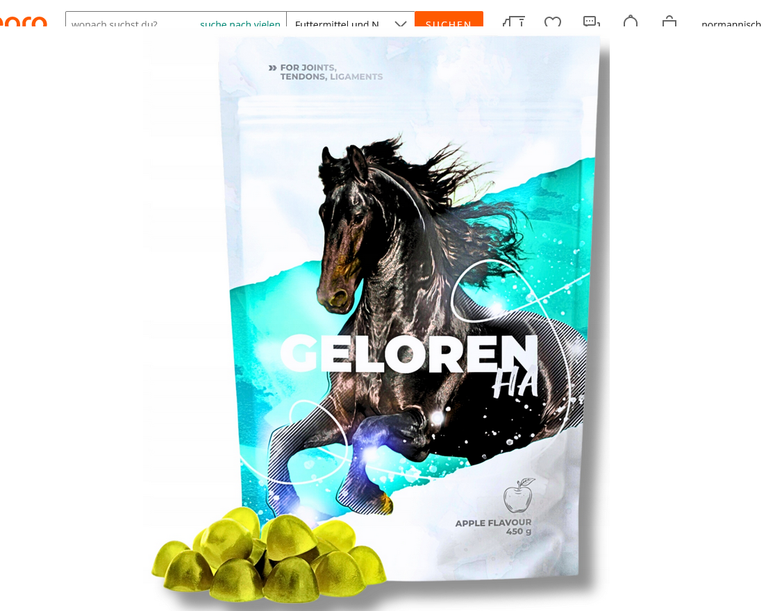 Geloren Horse HA Pomme pour chevaux Gelées de collagène 1 x (60 pièces, 450 g)