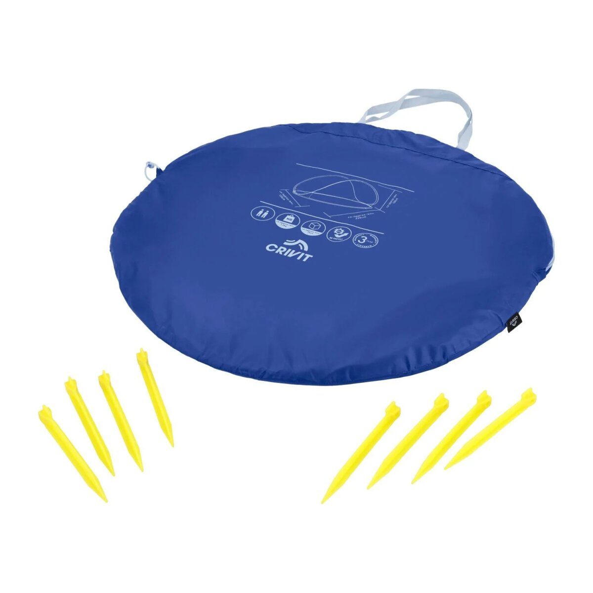 CRIVIT pop-up beach shelter (dark blue)