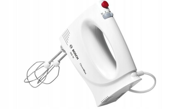 Bosch MFQ3010 Handmixer 300W, 2 Geschwindigkeitsstufen, weiß