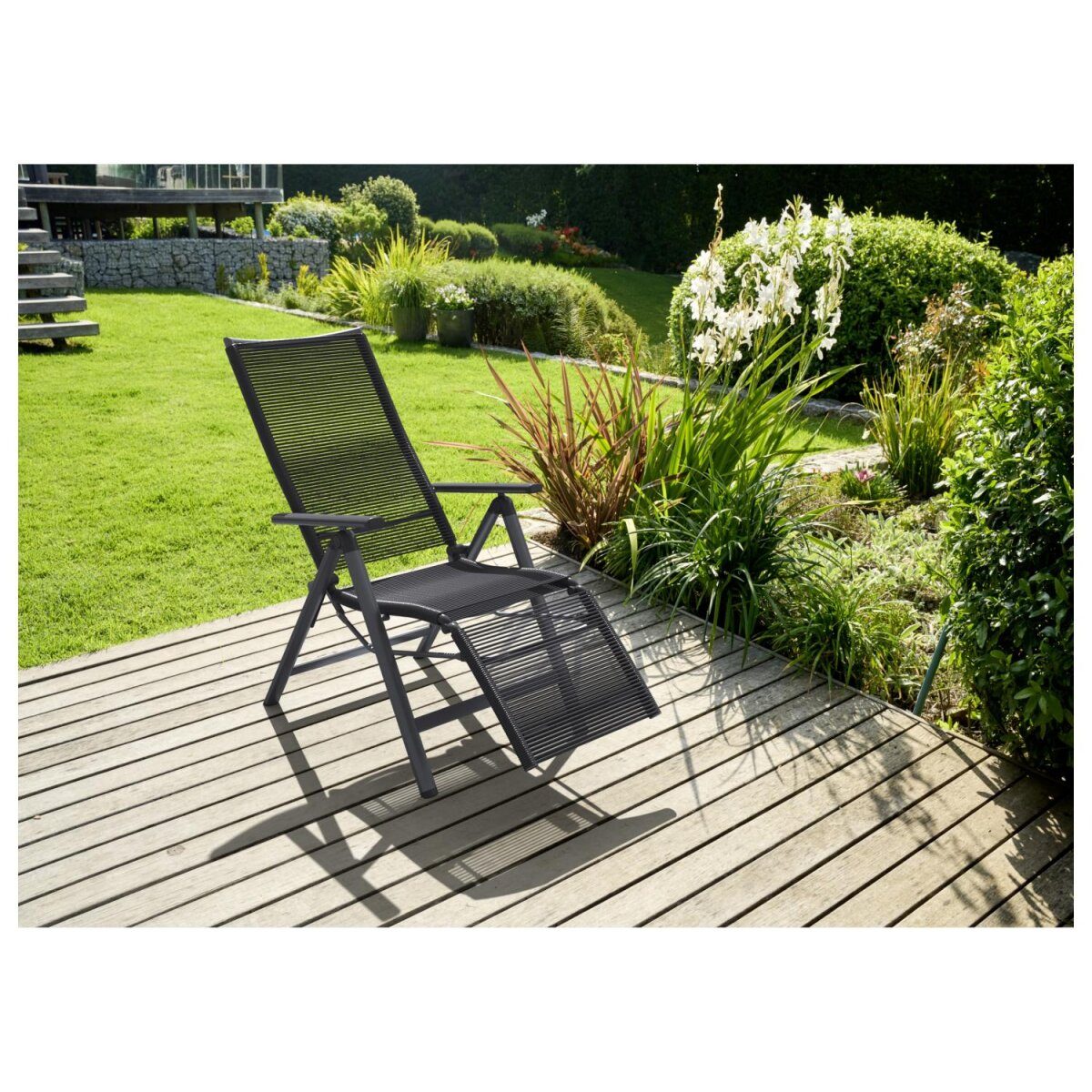 LIVARNO HOME Relaxsessel „Miami“, im Seildesign, Anthrazit