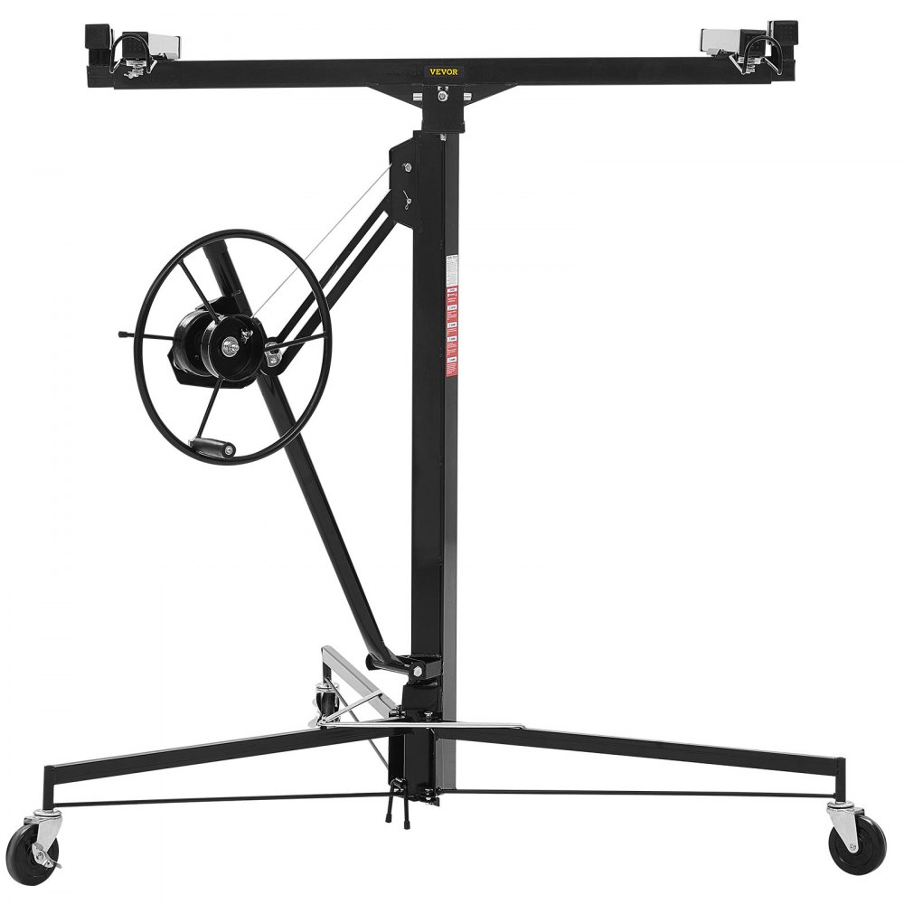 Plattenheber bis max. 68 kg, 3353 mm Höhe, Gipskartonheber mit verstellbarem Teleskoparm, Gipskarton, Trockenbauheber, Plattenheber, Hebezeug, Werkzeug, für Decken- und Wandmontage (schwarz) Plattenheber bis max. 68 kg, 3353 mm Höhe, Gipskartonheber mit verstellbarem Teleskoparm, Gipskarton, Trockenbauheber, Plattenheber, Hebezeug, Werkzeug, für Decken- und Wandmontage (schwarz)