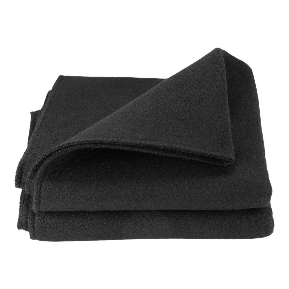 Feuerlöschdecke, 2er-Pack, 508 x 914 mm, flammhemmende Kohlefilz-Schweißdecke, bis zu 982 °C hitzebeständige Feuerdecke, 3,5 mm dicke feuerfeste Isoliermatte, Feuerlöschdecke