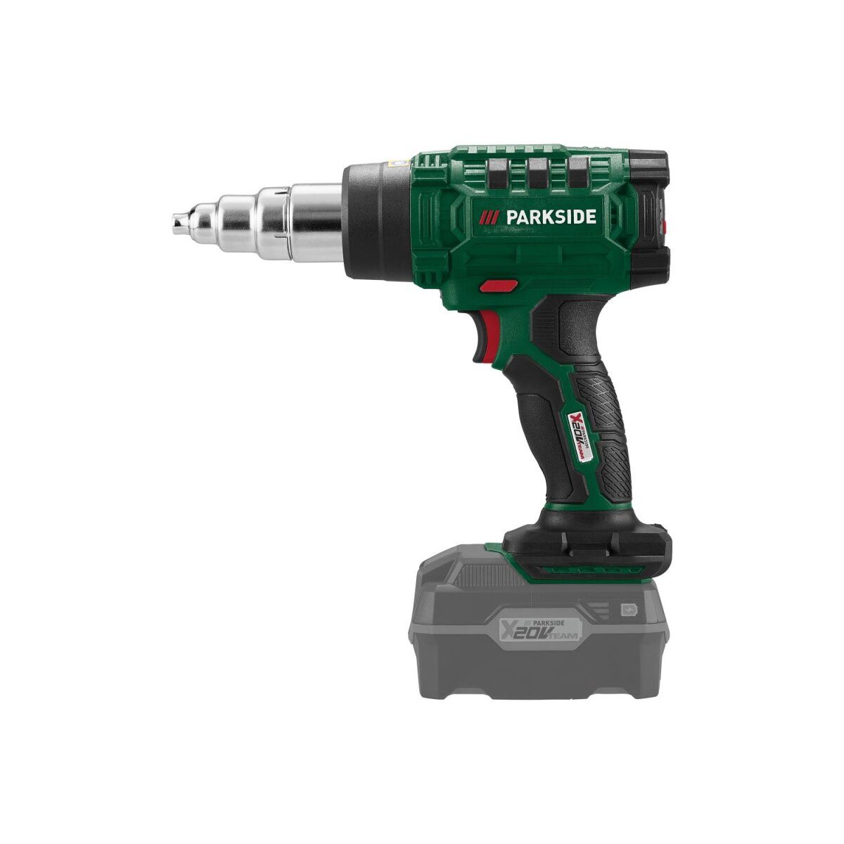 Bezprzewodowa dmuchawa gorącego powietrza PARKSIDE® 20 V „PHLGA 20-Li D3”, bez akumulatora i ładowarki