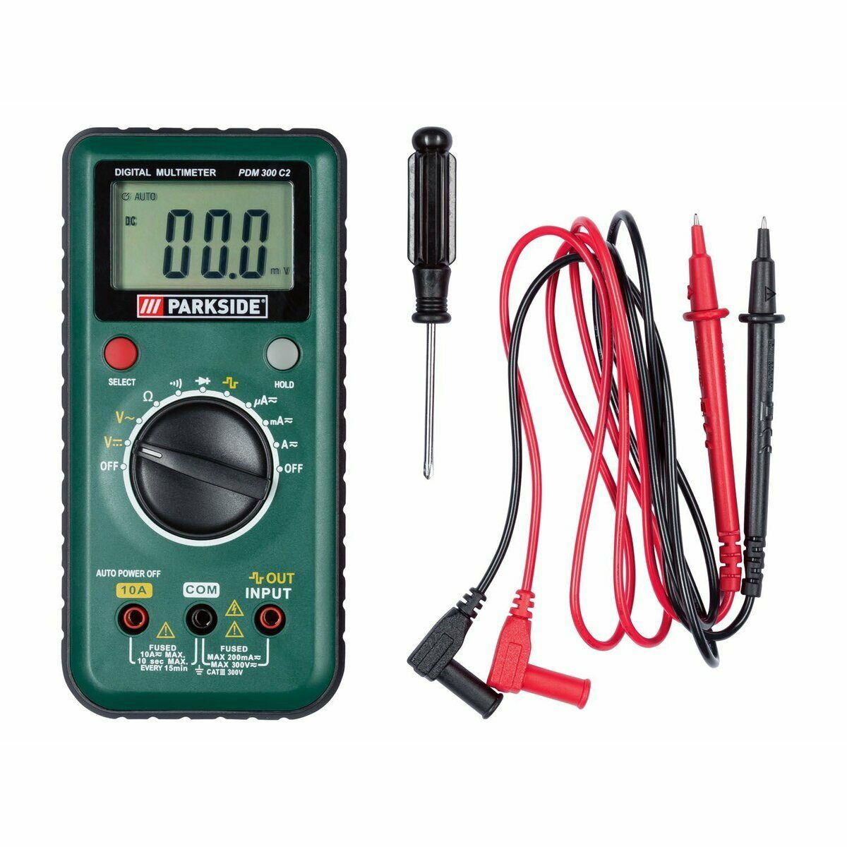 *VENTE* Multimètre PARKSIDE® Autorange »PDM 300 C2«, numérique