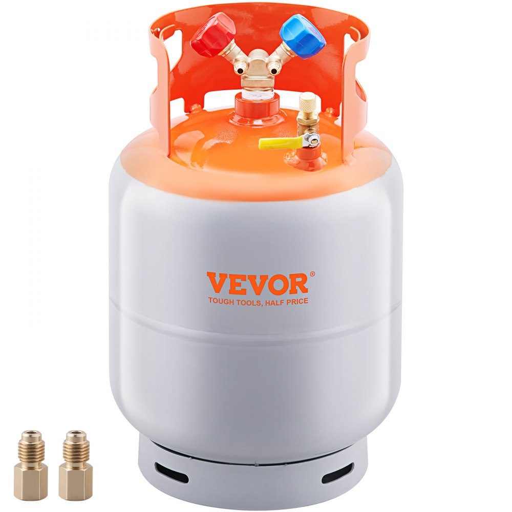 Refrigerant Recovery Tank 13.61kg 27.6bar Reusable Cylinder Tank Φ 250 x 390mm Refrigerant Recovery Tank Orange HP295-Stahl Refrigerant Recovery Tank