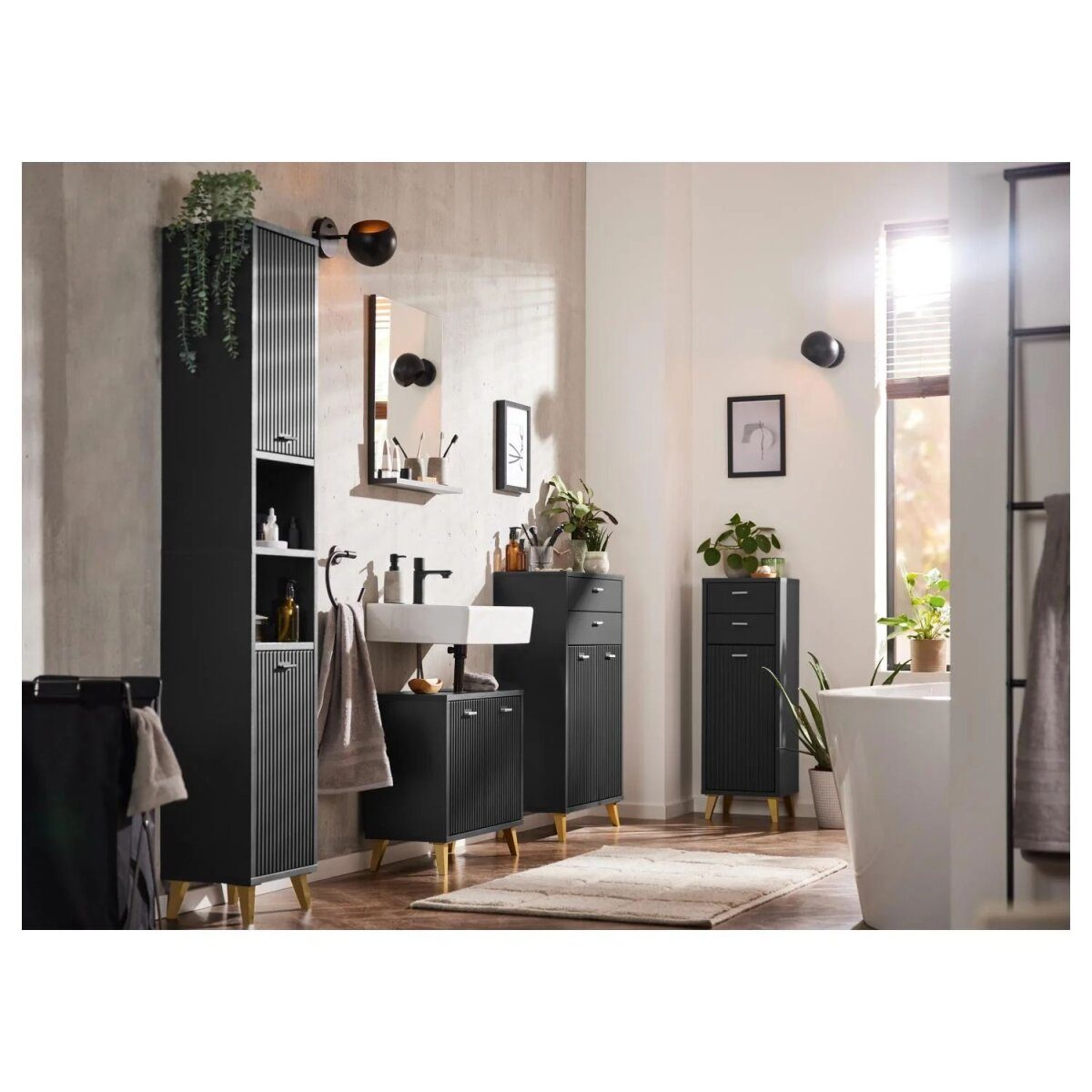 LIVARNO home Waschbecken-Unterschrank