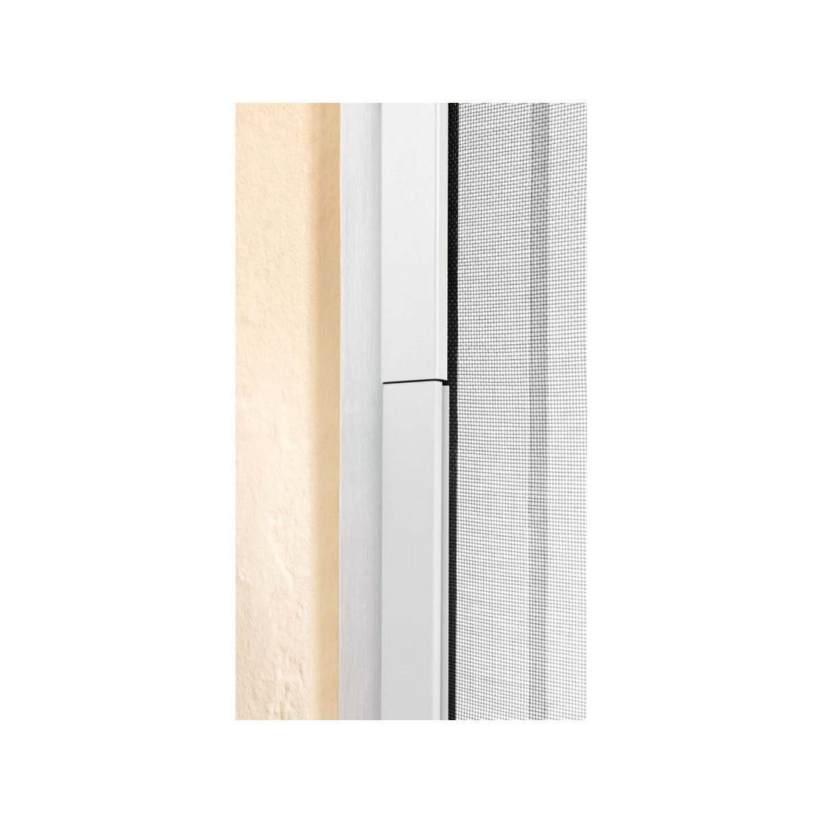 LIVARNO home Insektenschutztür, teleskopierbar, 100 x 210 cm, weiß