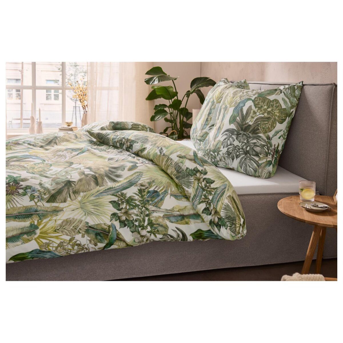 LIVARNO® Jersey-Spannbettlaken, 90-100 x 200 cm, weiß
