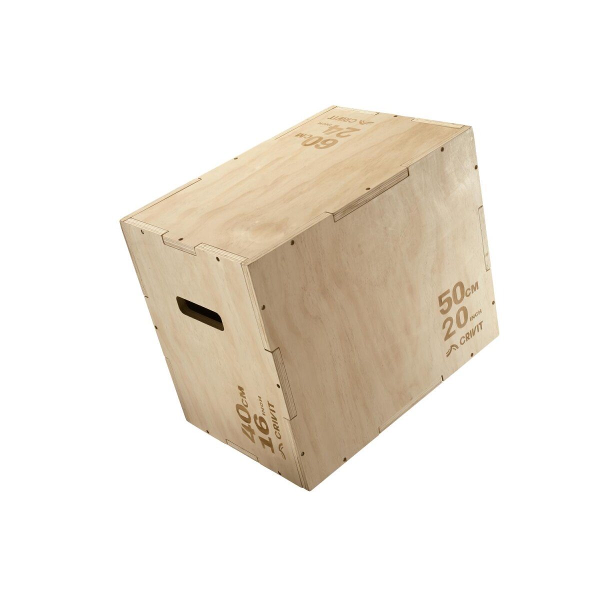 CRIVIT Plyobox houten springbox