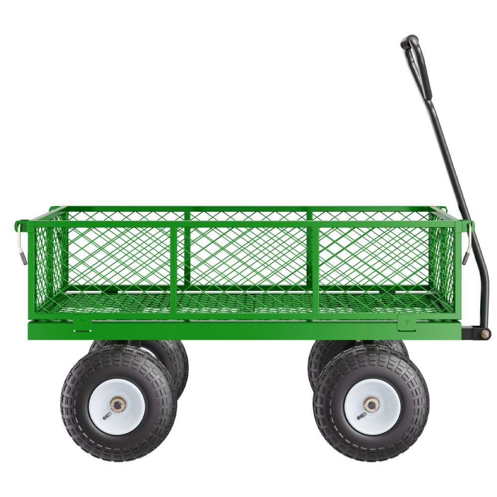 Bollerwagen 408,23 kg, Transportwagen, Gerätewagen, Gartenwagen, Handwagen mit 10 Zoll Bereifung und abnehmbaren Seitenteilen aus Netzgewebe (umwandelbar in eine Plattform) und 180° drehbarem Griff Bollerwagen 408,23 kg, Transportwagen, Gerätewagen, Gartenwagen, Handwagen mit 10 Zoll Bereifung und abnehmbaren Seitenteilen aus Netzgewebe (umwandelbar in eine Plattform) und 180° drehbarem Griff