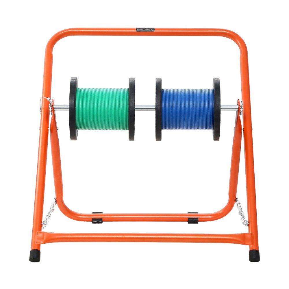 Wire Spool Holder, Steel Frame, Foldable Cable Dispenser, Load Capacity 45kg, Portable Wire Dispenser for Storing 50cm Diameter Spools in Various Conditions