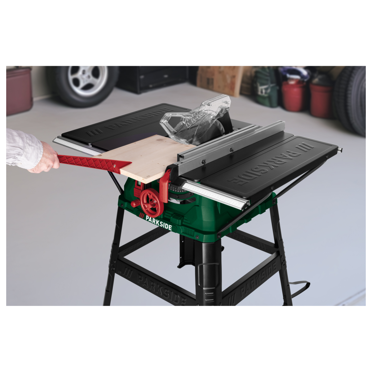 PARKSIDE® Tischkreissäge »PTKS 2200 A1«, mit stufenlos einstellbarer Schnitthöhe