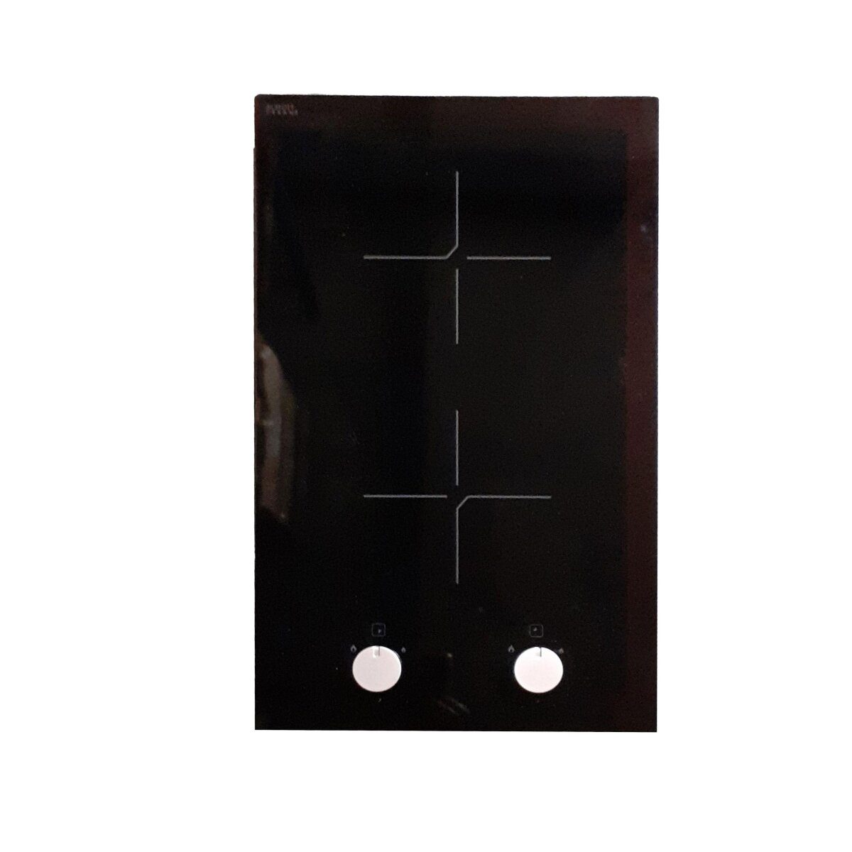 MODERNA Domino keramische kookplaat met 2 kookplaten MTCD031Z01, zwart