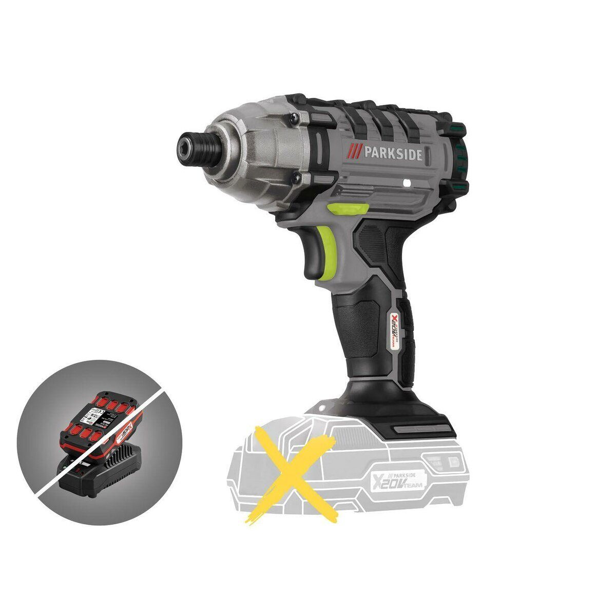 PARKSIDE® accu-slagmoersleutel “PDSSA 20-Li A1 Limited Edition”, zonder accu en oplader