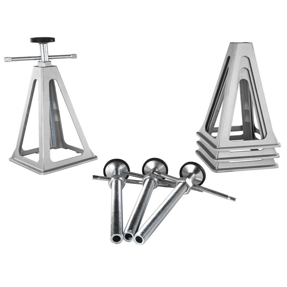 4 Stuk Auto Jack 2.72T Auto Jack Stand Auto Jack 280-435mm Camper Ondersteuning Trailer Jack camper Stabiliserende Ondersteunt