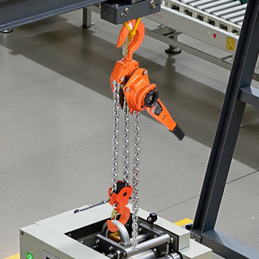 Lever Hoist, 6 Ton Capacity Hand Chain Hoist, 3m Hoist Hoist, G80 Alloy Steel Chain with Double Pawl Mechanical Brake, Ratchet Hoist, 360° Swivel Hooks for Warehouse Construction, Garage