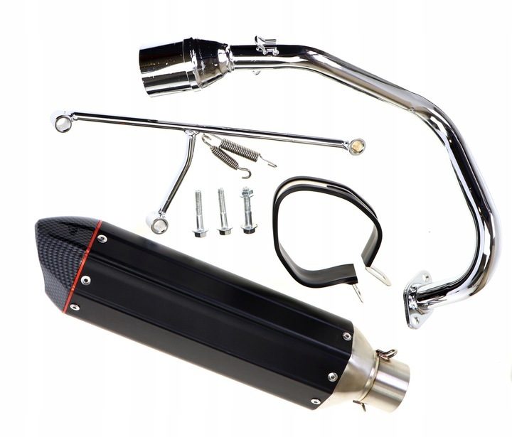 SCHALLDÄMPFER AUSPUFF SCOOTER 4T ZIPP QUEST ROMET GY6 SPORT