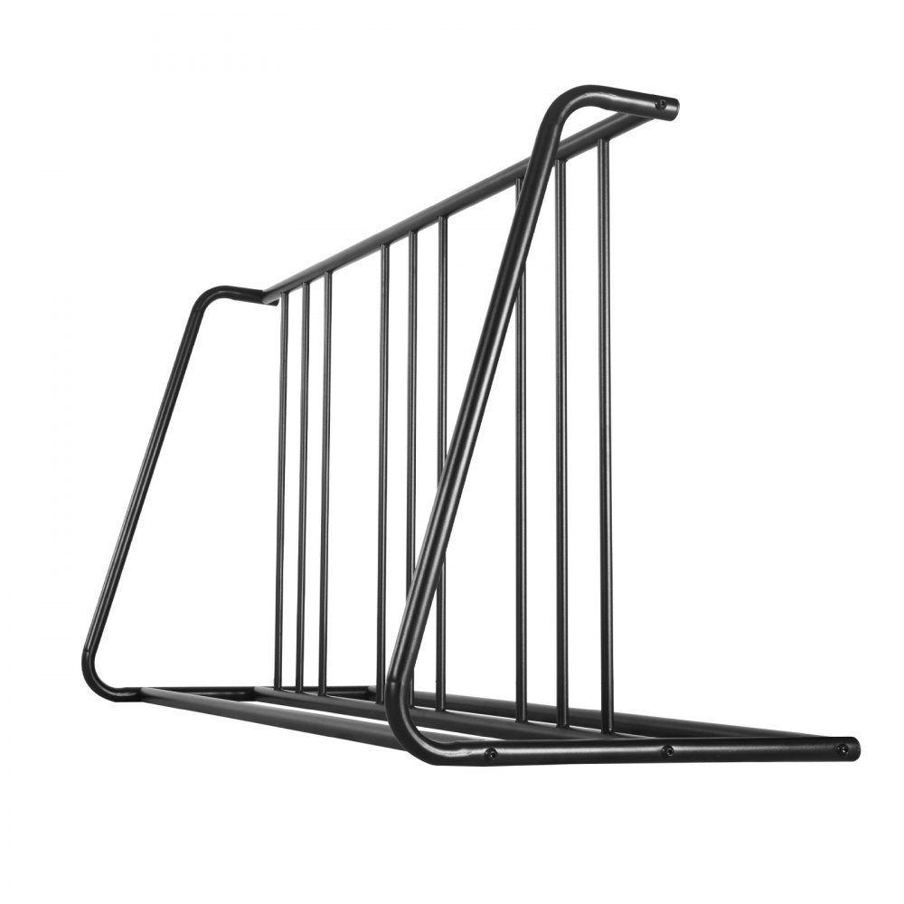 Porte-vélos pour 6 vélos, support de vélo autoportant compatible avec les pneus de 76,2 mm, porte-vélos double face en acier au carbone pour allées, garages et utilisation en intérieur
