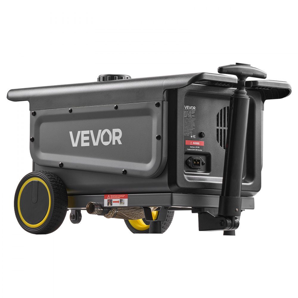 Diesel Heater 5-8KW DC 12V/24V Portable All-in-One Diesel Air Heater with Bluetooth App Control, Remote Control and LCD Screen, Trolley Design, 5L Fuel Tank for Truck