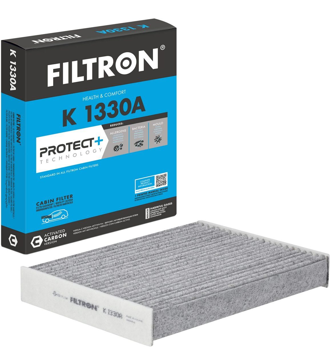 FILTRON K 1330a Kabinenfilter mit Kohle