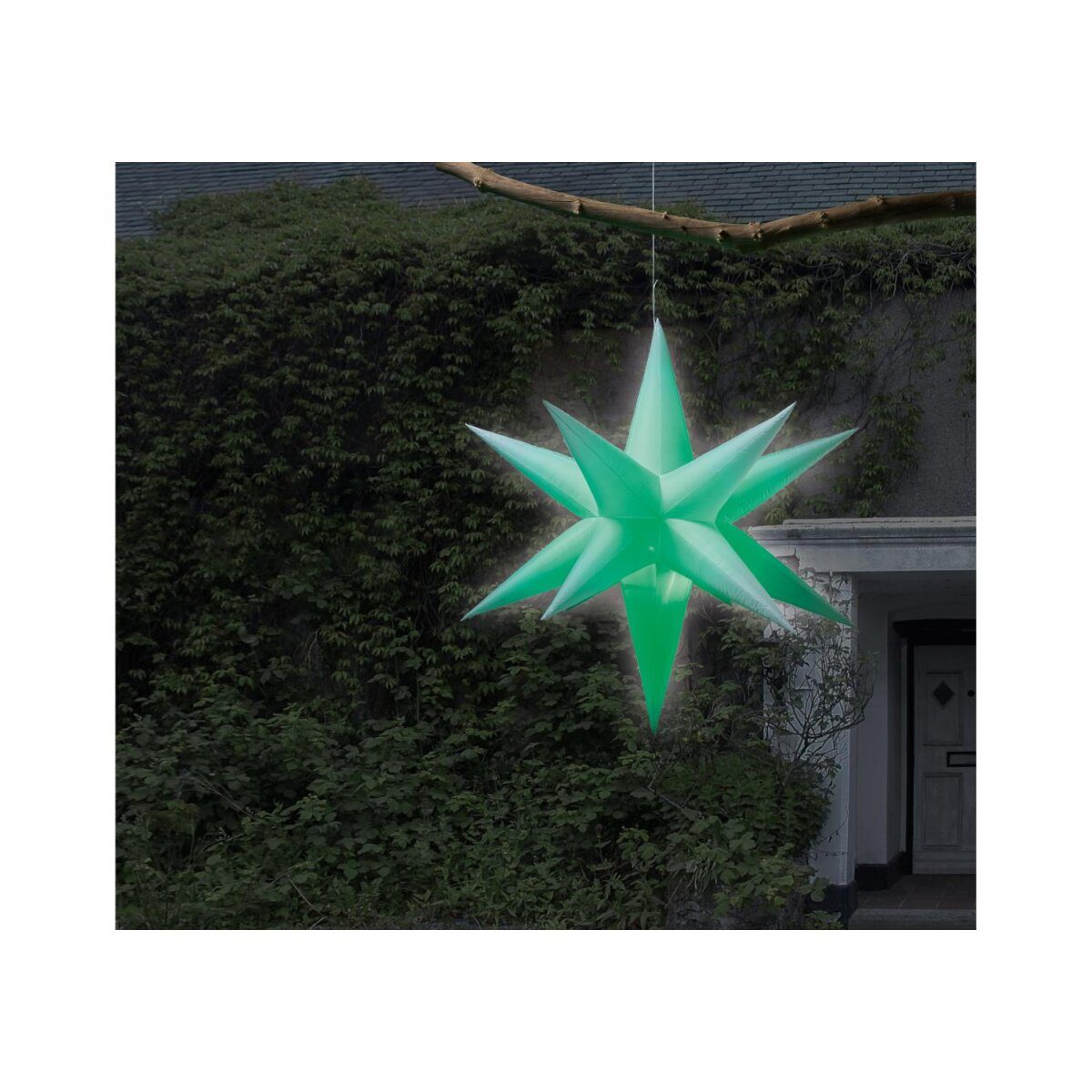 LIVARNO home Selbstaufblasender LED-Weihnachtsstern