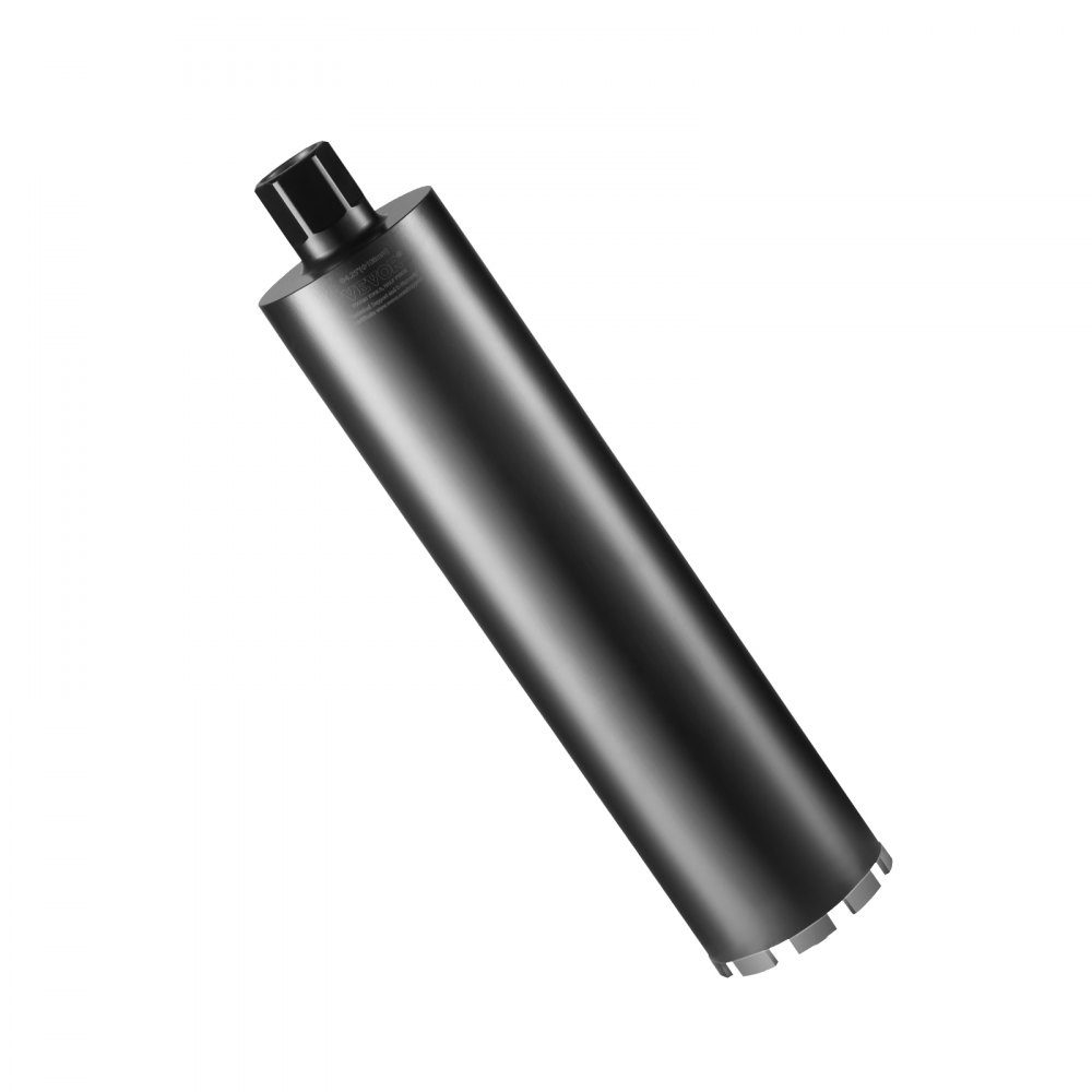 Diamond Core Drill, 108mm Wet Diamond Core Drill, 355mm Drilling Depth, Concrete Core Drill with Saw Blade, 1-1/4"-7 Female Thread, Laser Welding, Diamond Wet Core Drill for Concrete Bricks