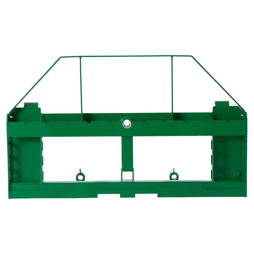 Skid Steer Loader 1814kg 1270 x 150 x 752mm Pallet Fork Frame Mounts with 50.8mm Hitch and Spear Sleeves Fits John Deere Quick Attach Loader Frames Only – Part No. HT-23026