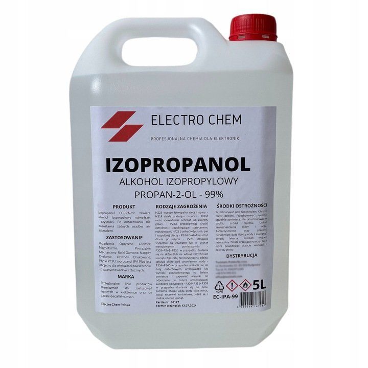 Isopropanol 99% alcool isopropylique 20 litres alcool nettoyant hygiène nettoyant dégraissant nettoyant ménager