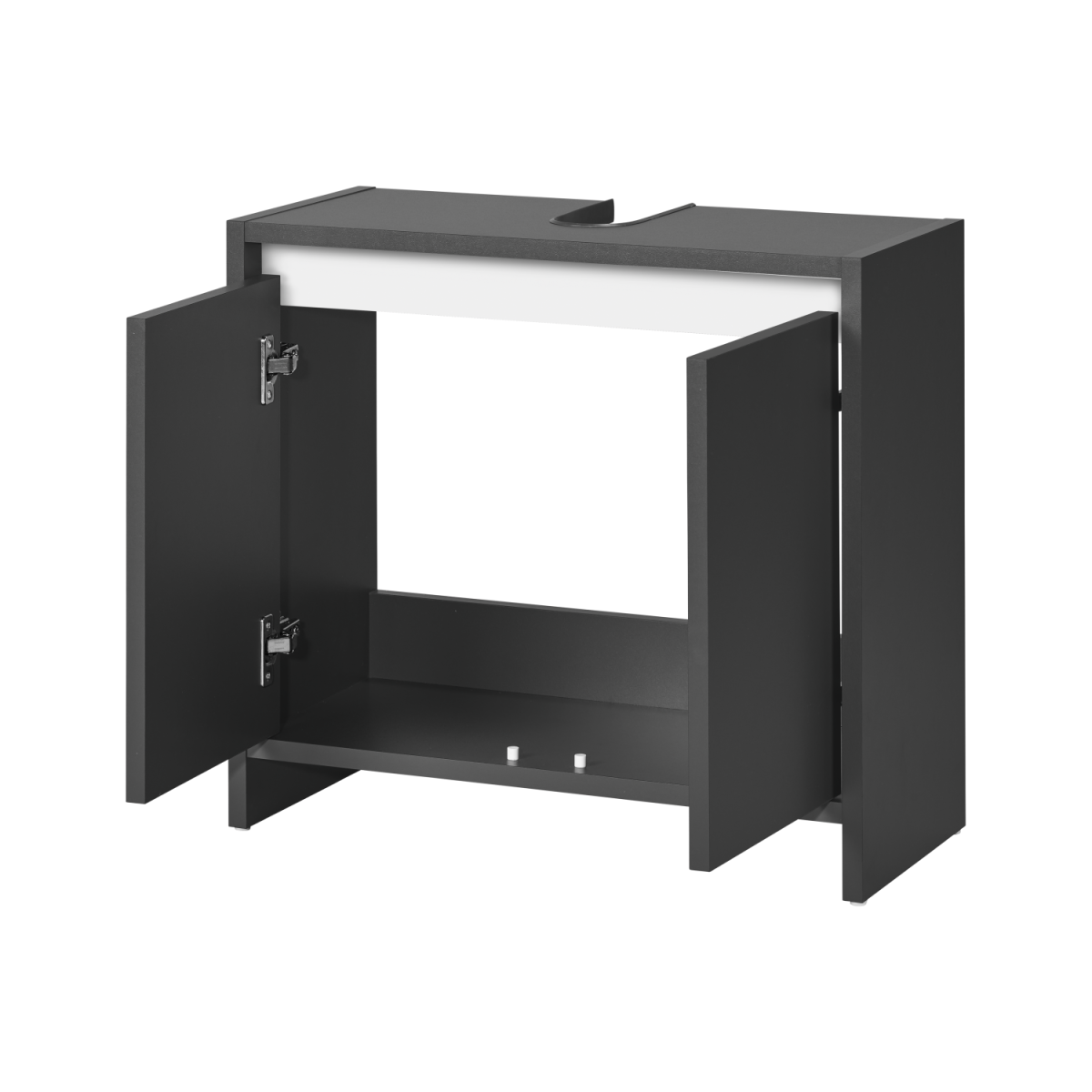 LIVARNO home Meuble vasque « Oslo » avec 2 portes, anthracite