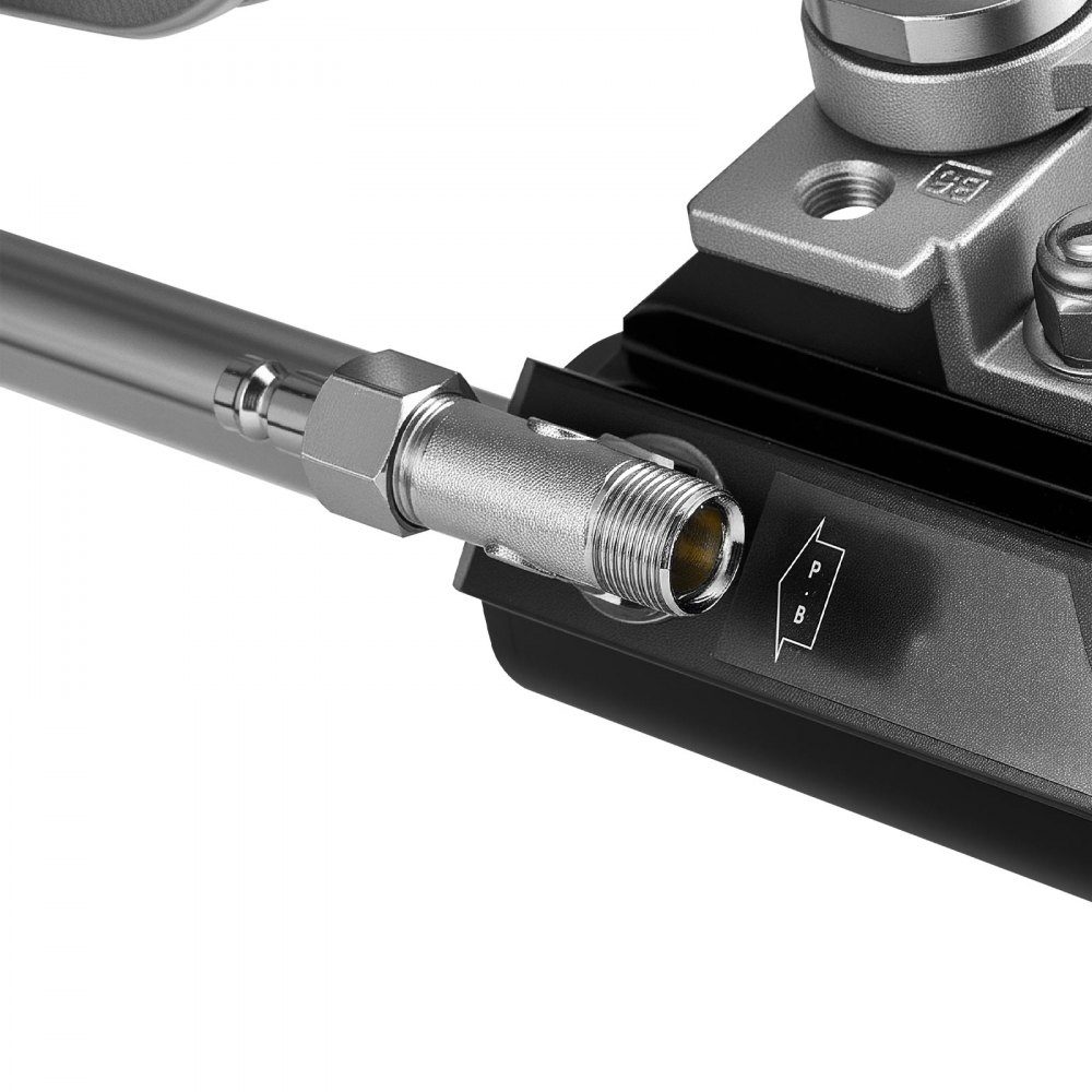 Outboard Hydraulic Steering Kit 220kW (300HP) Hydraulic Boat Steering System with 6.9MPa Steering Pump, Two Way Lock Cylinder and 7.9m Hoses, for Single Helm, Single Engine