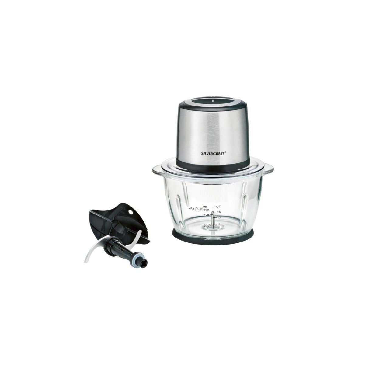 SILVERCREST® KITCHEN TOOLS multi-chopper, with high-quality glass mixing container