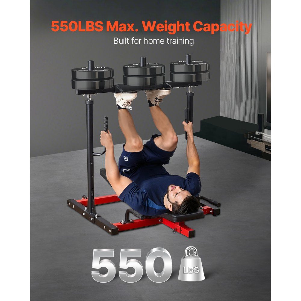 Vertical Leg Press, Dedicated Lower Body Home Fitness Equipment, Carbon Steel Training Equipment, Adjustable Leg Strength Training for High Intensity Pressing, 500lbs Load Capacity