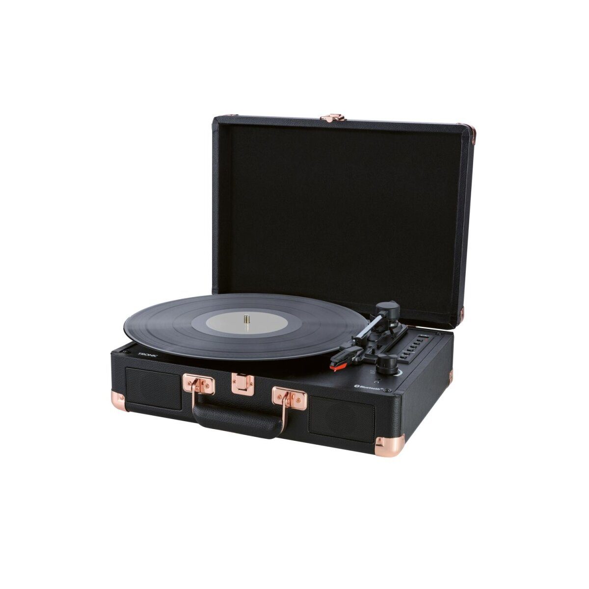 TRONIC® portable record player TPBT 5 A1, black