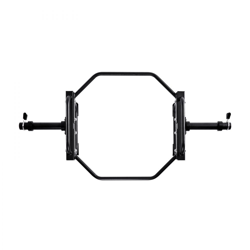 Trap Bar Barre d'haltères hexagonale 50 mm Capacité de charge de 240 kg Équipement d'haltérophilie et de musculation Gym à domicile pour squats Deadlifts Presse à épaules Noir