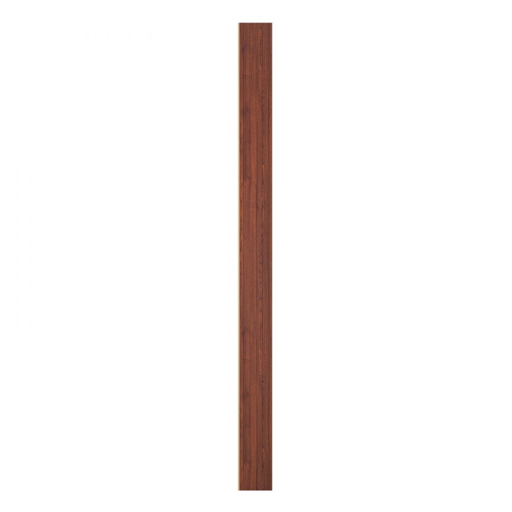 Acoustic Panels Set of 8 Acoustic Panels 2450 x 166mm WPC Accent Wooden Wall Panels for Modern Interior Walls Wood Effect Wall Panels for Stylish Decor and Noise Reduction Black Walnut Wood – Part No. HT-23178