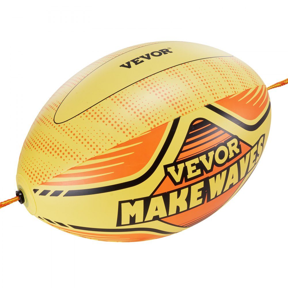 Booster Ball Towable Tube Rope Performance Ball, Thickened PVC Inflatable Balls for Boating and Water Sports - with High Tensile Strength Rope and Speed ​​Safety Valve