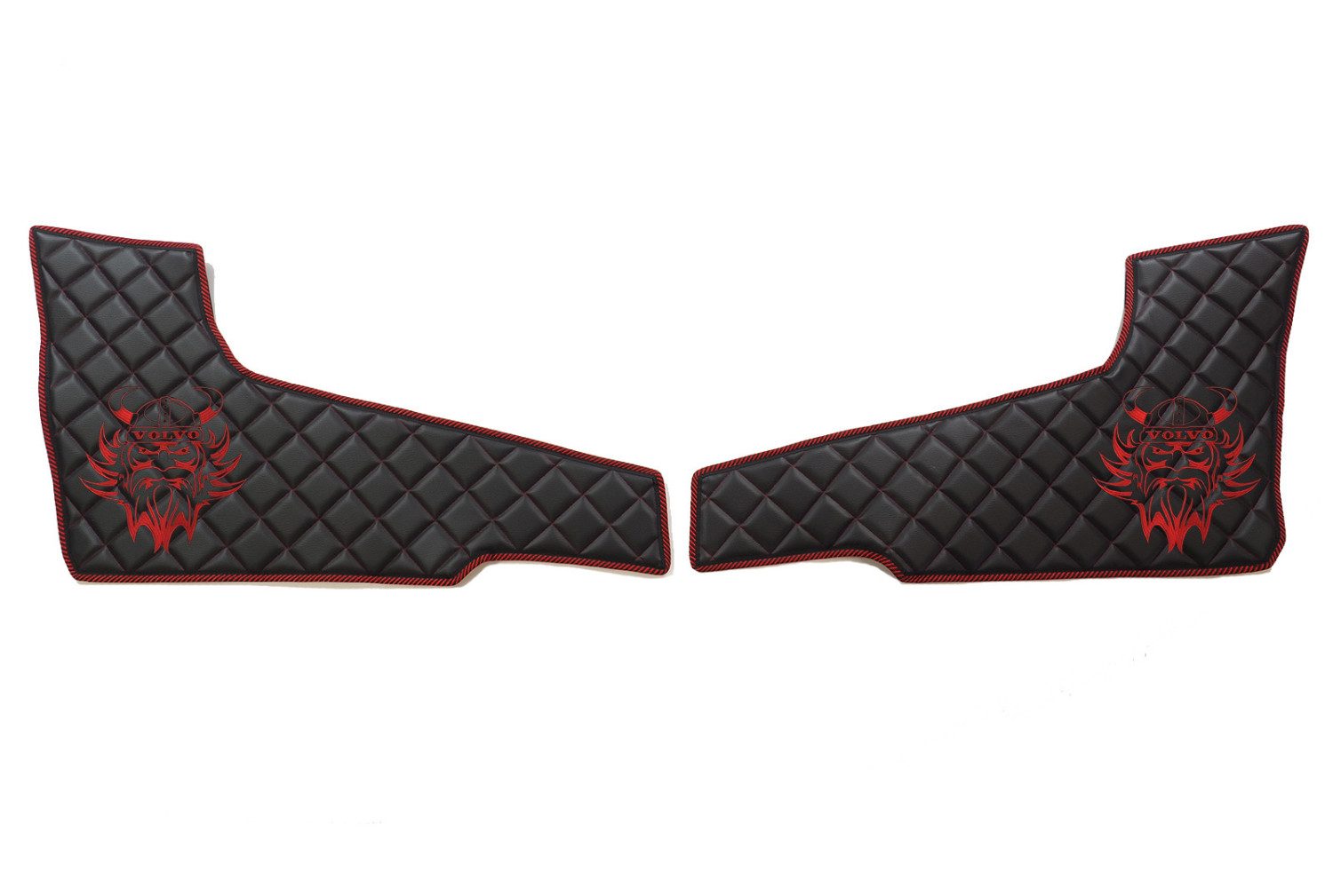 QUILTED DOOR SIDES + VIKING LOGO VOLVO FH4 FH5 AERO 2013-2025, 14 colors