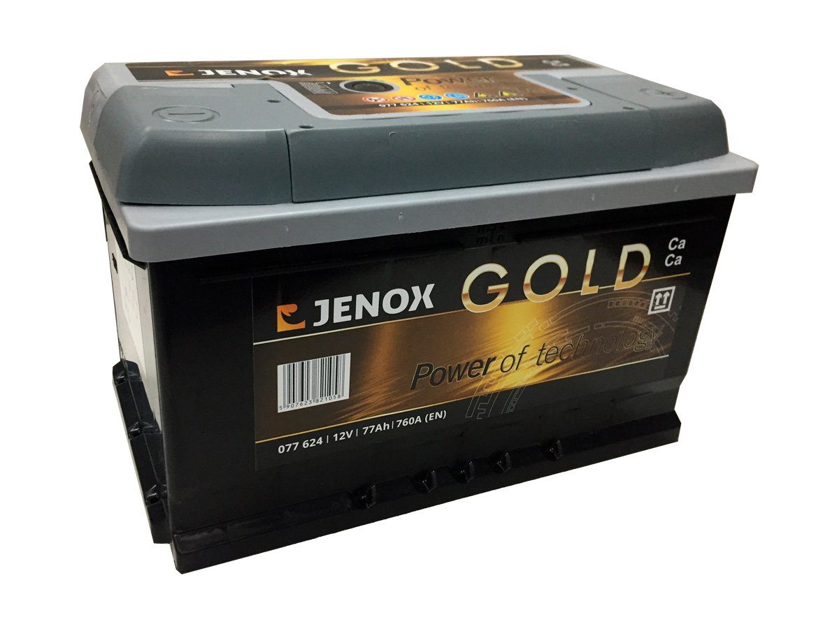 JENOX GOLD AKUMULATOR 77AH 760A P+ – Art.-Nr. 077624 – Art.-Nr. HT-47110