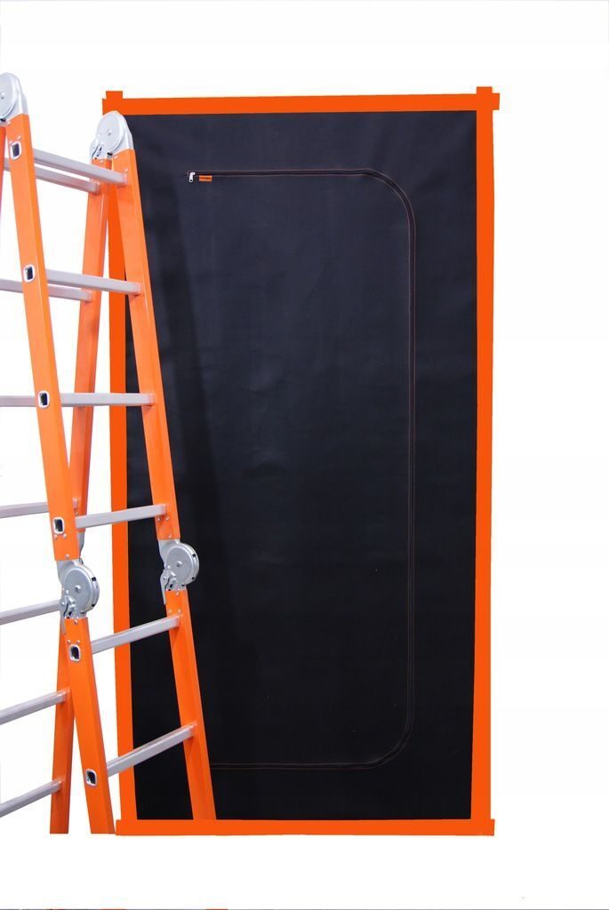 Door Renovation Dust Barrier Reusable Comfortable Protection Protection Set Durable Type L Zipper