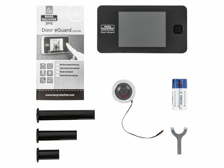 Burgwacht Türspion „By eGuard DG 8100“, elektrisch