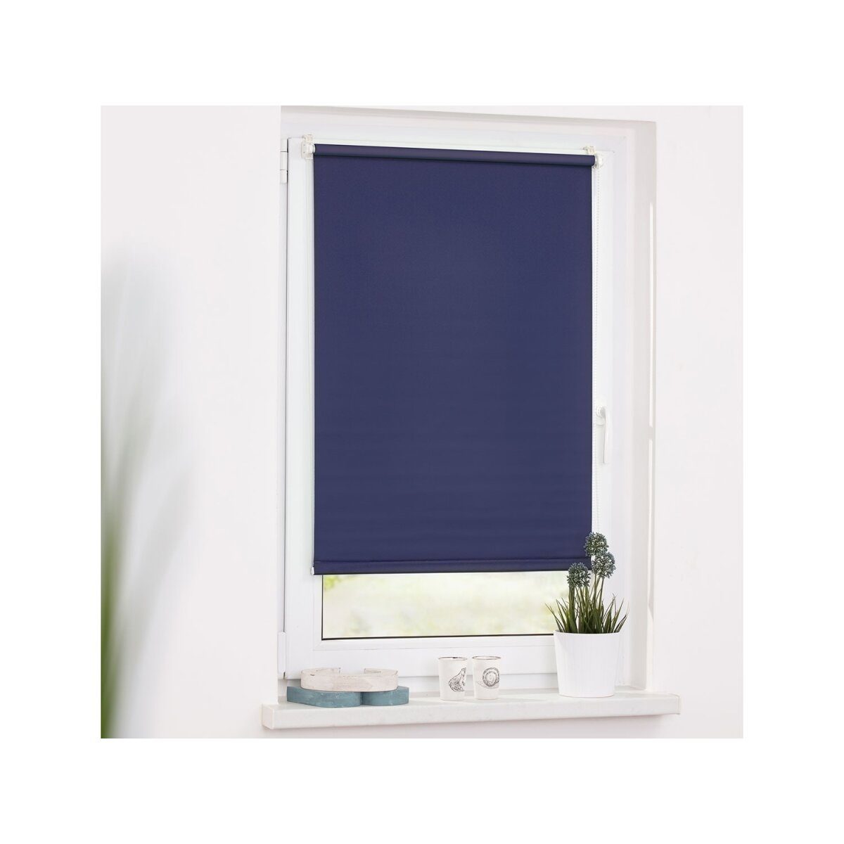 Lichtblick roller blind Klemmfix, no drilling, stretched, darkening, from 45 x 150 cm