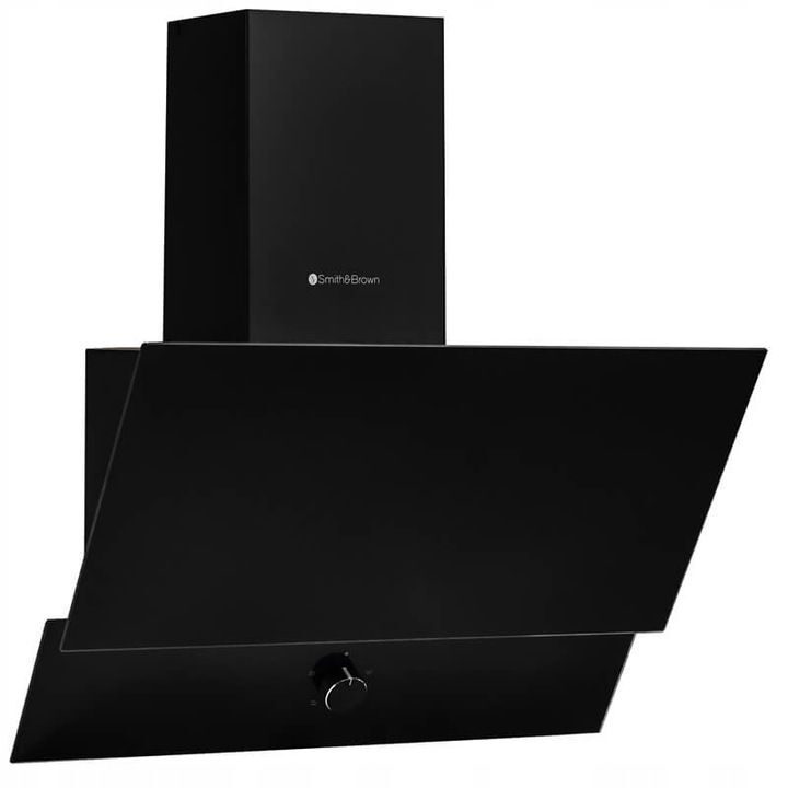 CHEMINÉE HOTTE DE CUISINE AVEC BOUTON 60cm LED VERRE Hotte aspirante