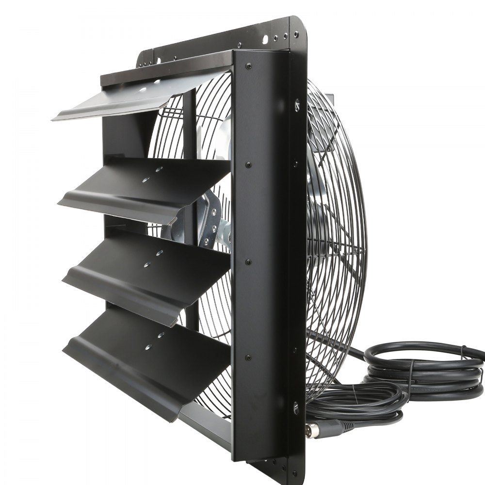 Afzuigventilator 406 mm temperatuur-vochtigheidsregelaar EC-motor 1747 CFM wandgemonteerde muurventilator met snelheidsregeling ventilatie en koeling voor kas garage schuur Afzuigventilator 406 mm temperatuur-vochtigheidsregelaar EC-motor 1747 CFM wandgemonteerde muurventilator met snelheidsregeling ventilatie en koeling voor kas garage schuur