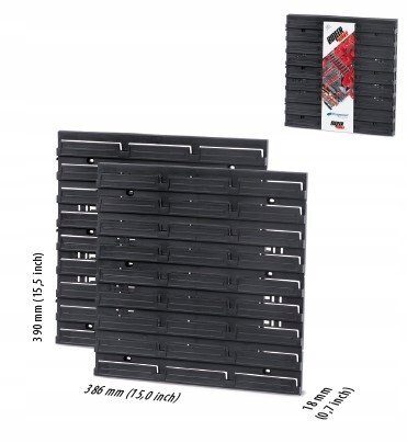 Workshop shelf, tool wall, 2x additional rear wall